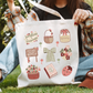 Cozy Cottagecore Canvas Tote Bag