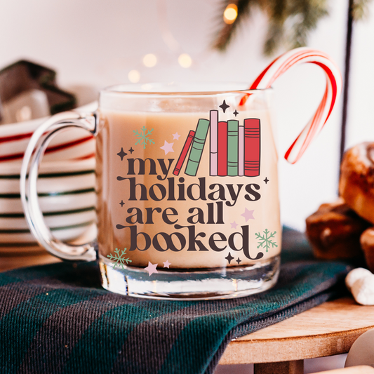 My Holidays Are All Booked Glass Mug