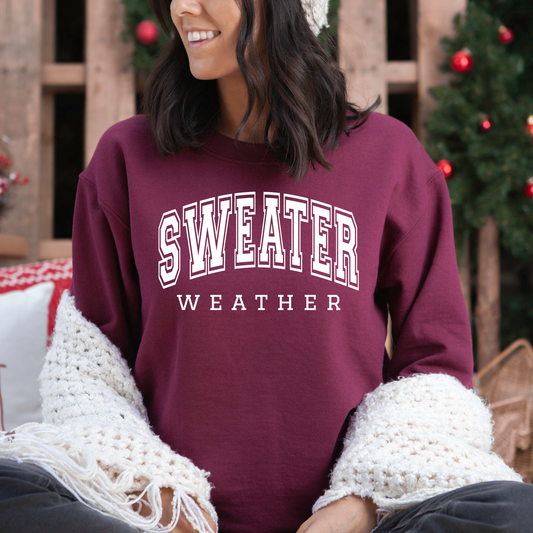 Sweater Weather Varsity Sweatshirt