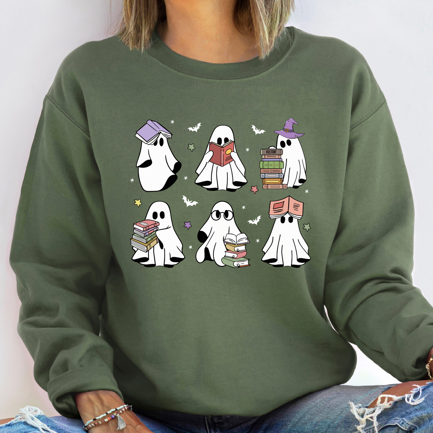 Bookish Ghostie Squad Sweatshirt