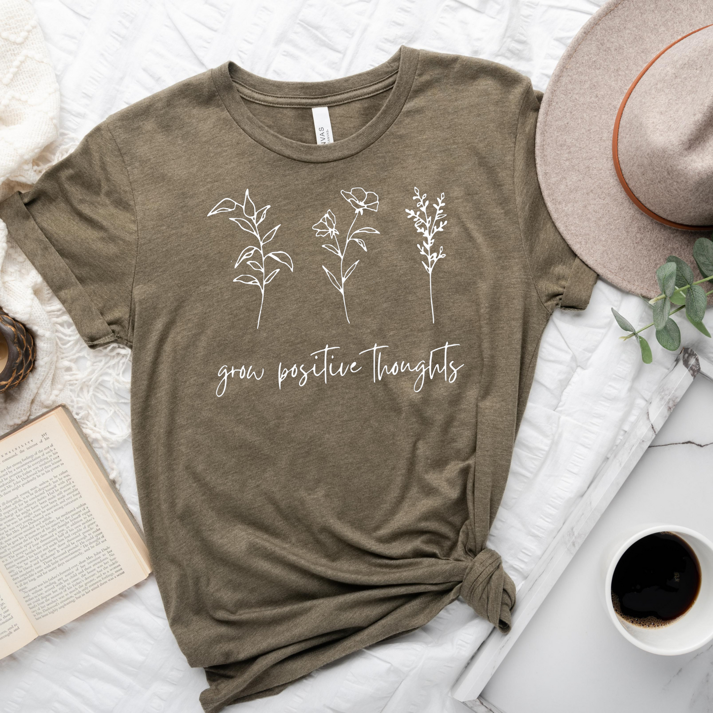 Grow Positive Thoughts Tee