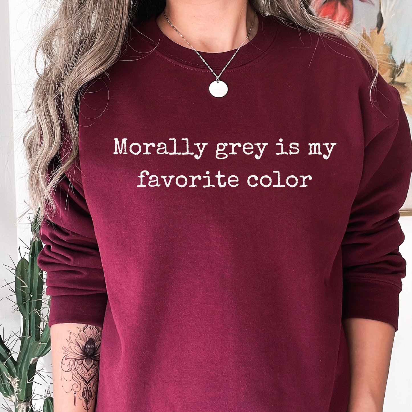 Morally Grey Sweatshirt