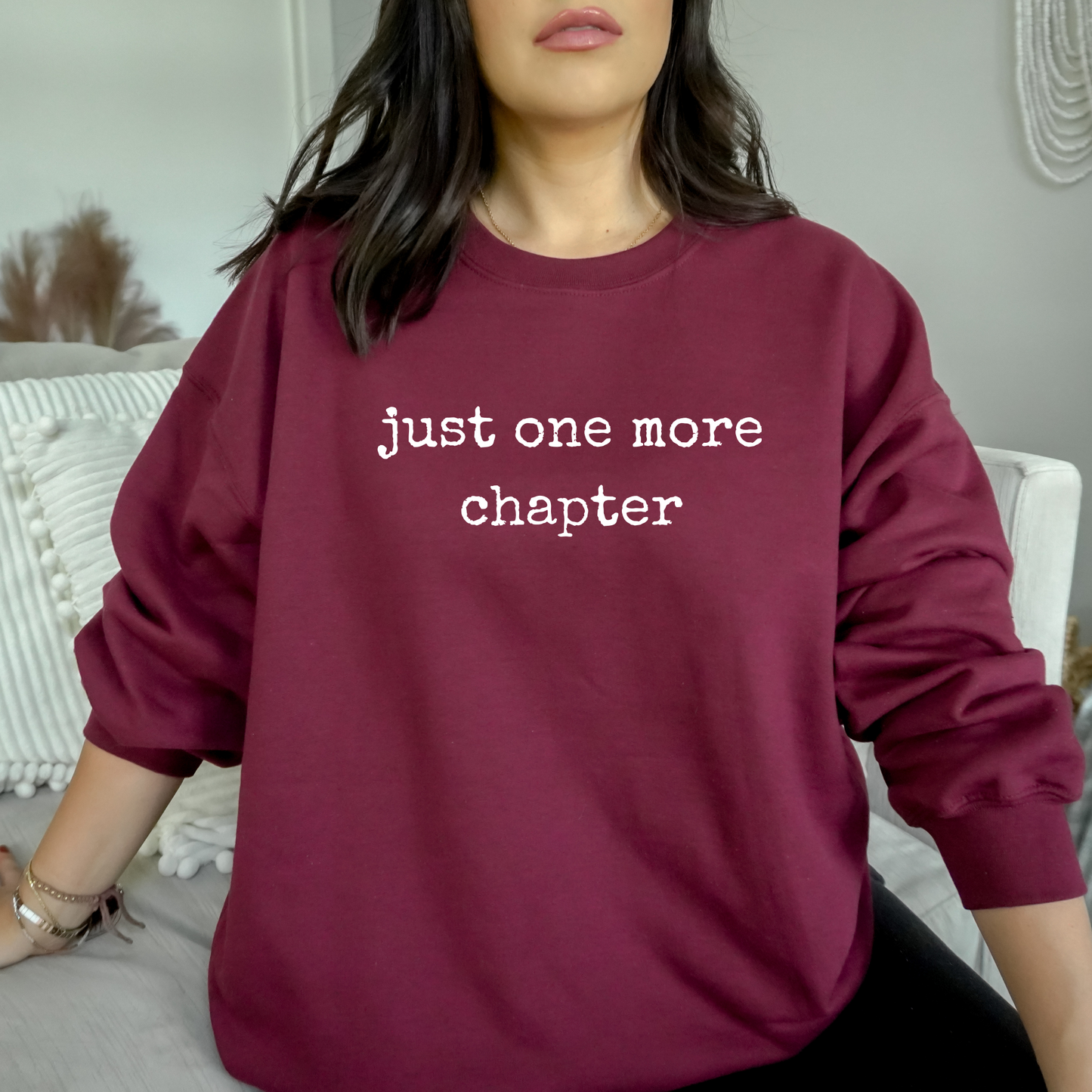 Just One More Chapter Book Sweatshirt