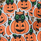 Black Cat Jack-O-Lantern Sticker