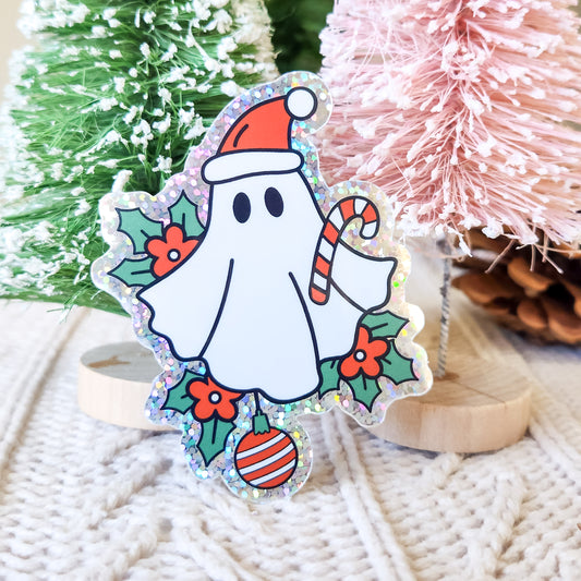 Christmas Ghostie Sticker