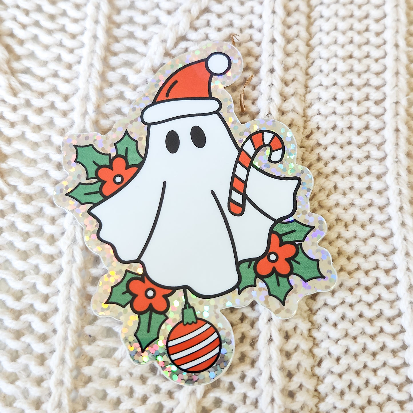 Christmas Ghostie Sticker