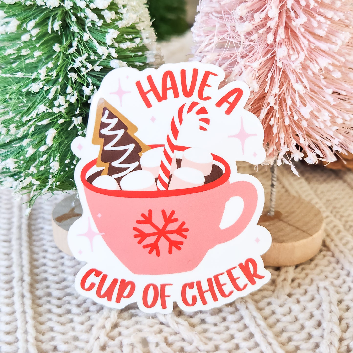 Cup of Cheer Sticker