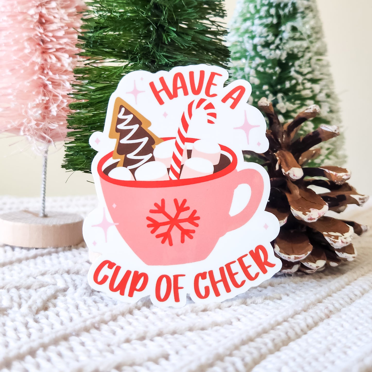 Cup of Cheer Sticker