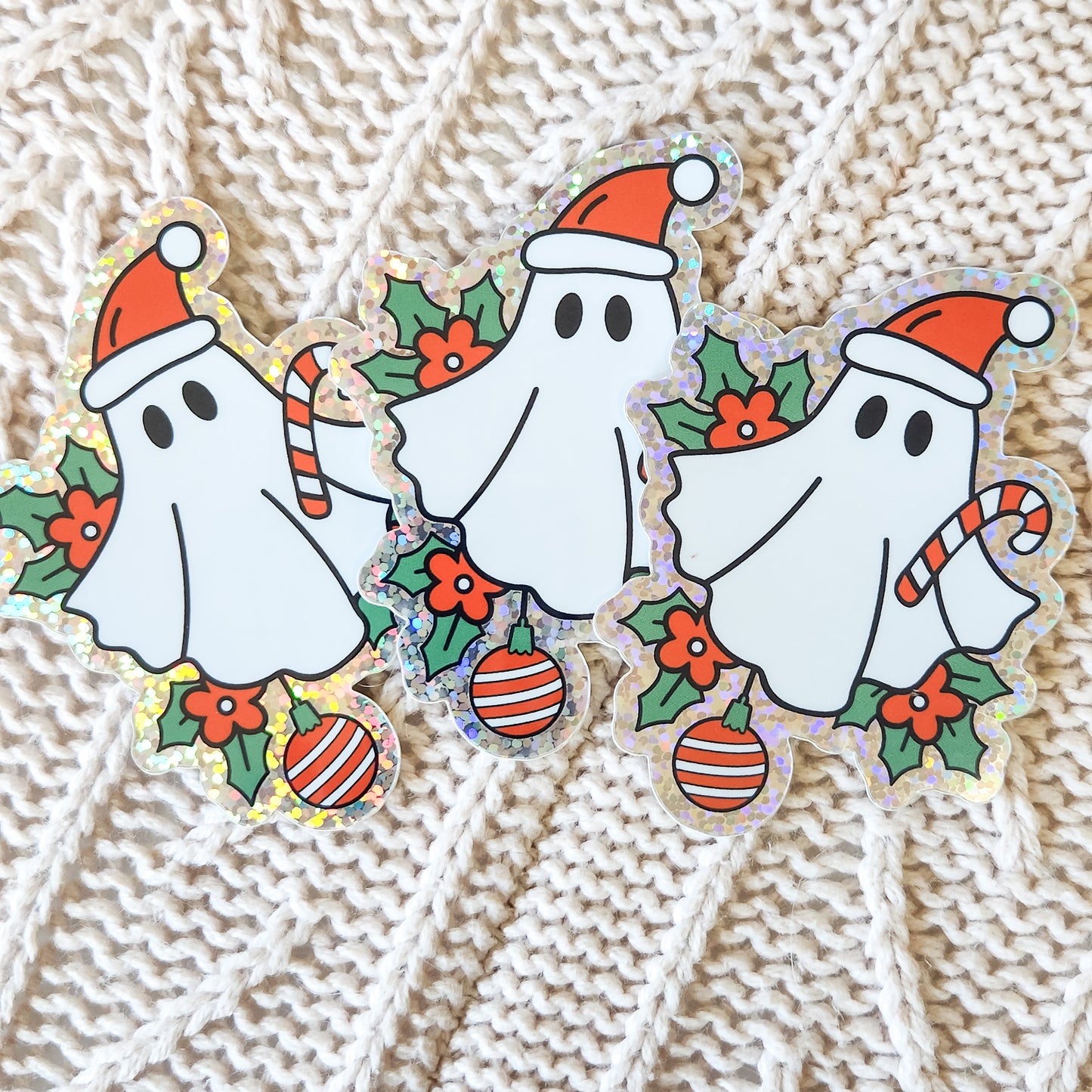 Christmas Ghostie Sticker