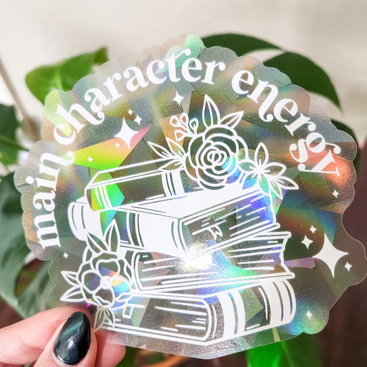 Main Character Energy Suncatcher Sticker