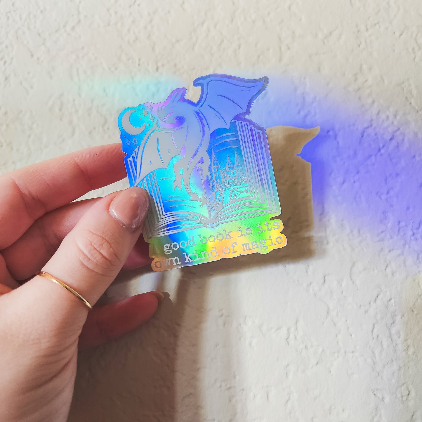 Good Book Magic Holographic Sticker