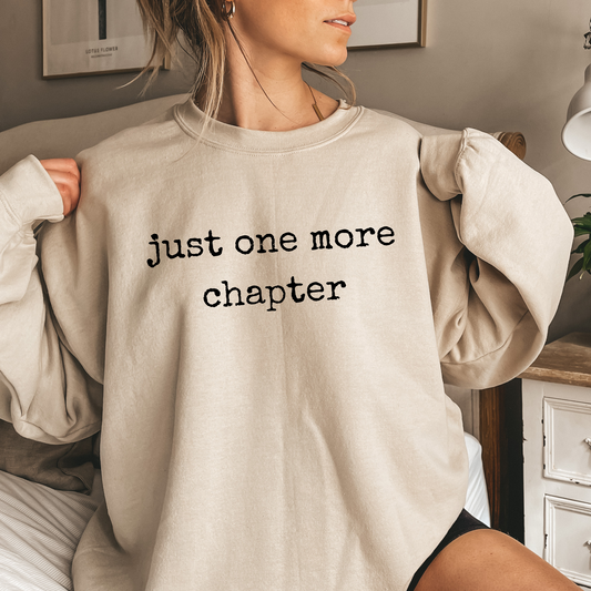 Just One More Chapter Book Sweatshirt