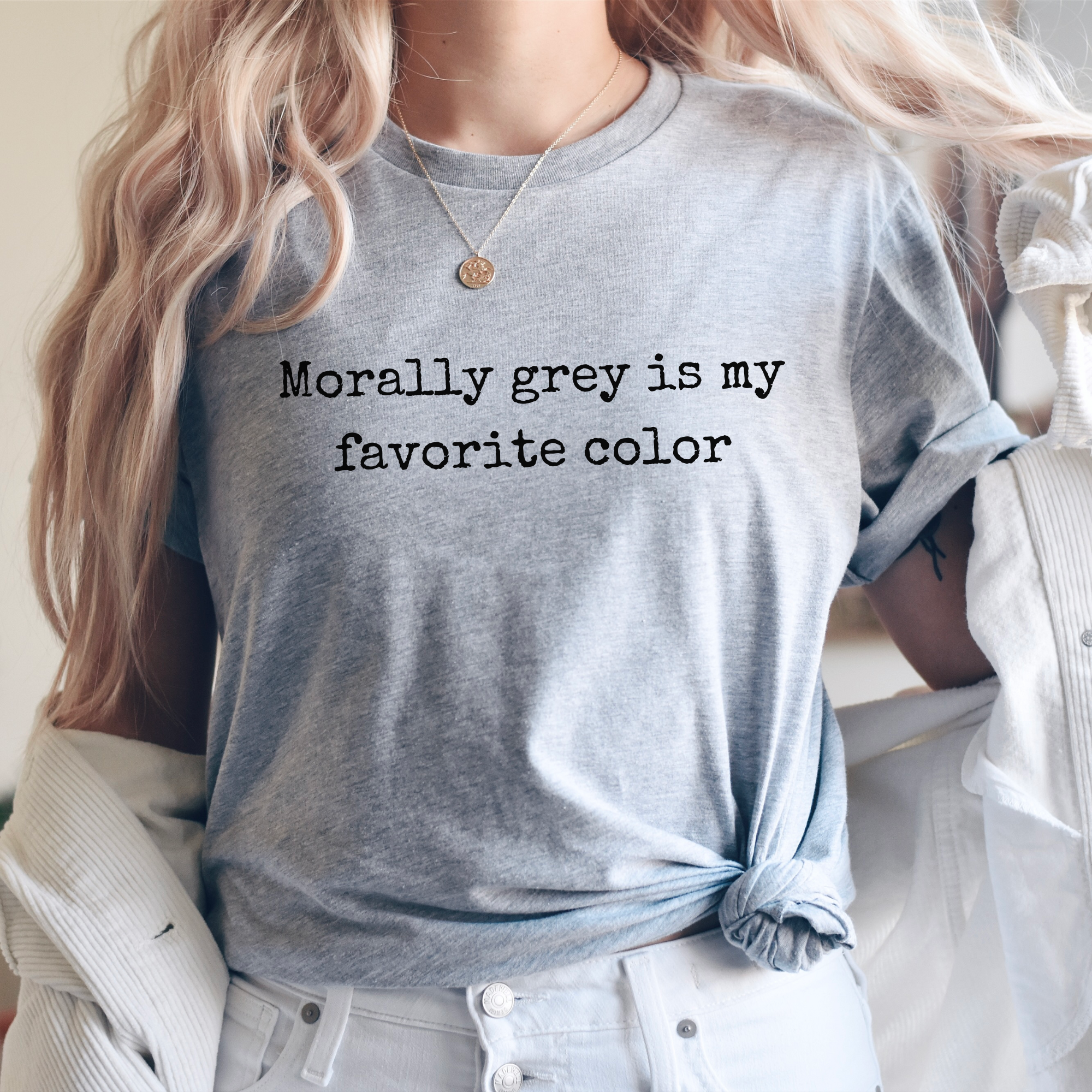 Morally Grey T Shirt