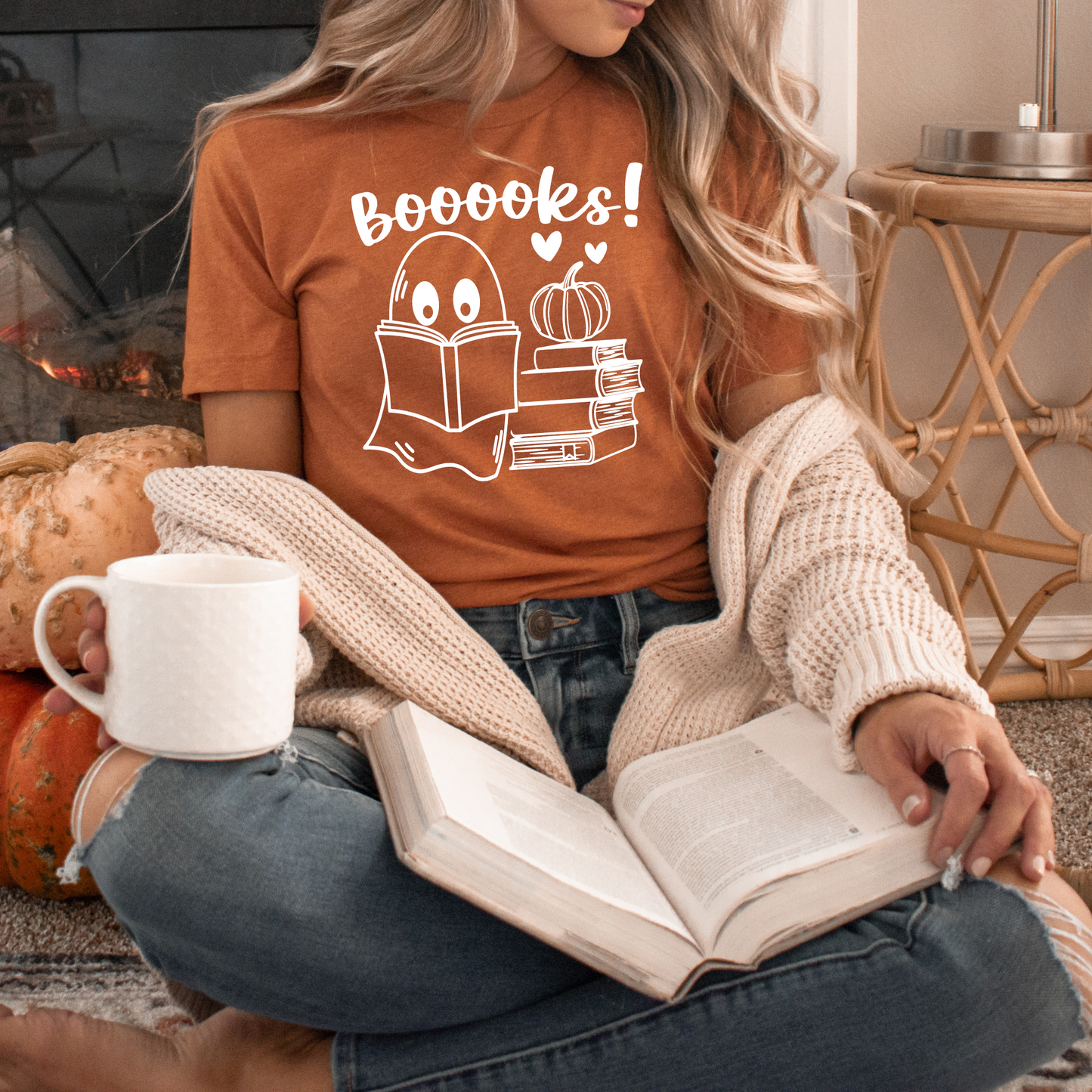 Boooooks Ghosty Tee