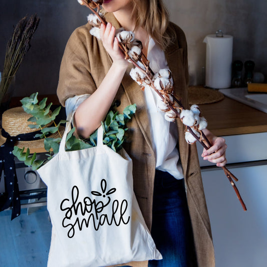 Shop Small Canvas Tote Bag