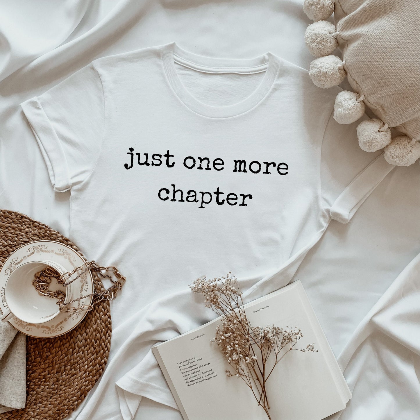 Just One More Chapter Book T-Shirt