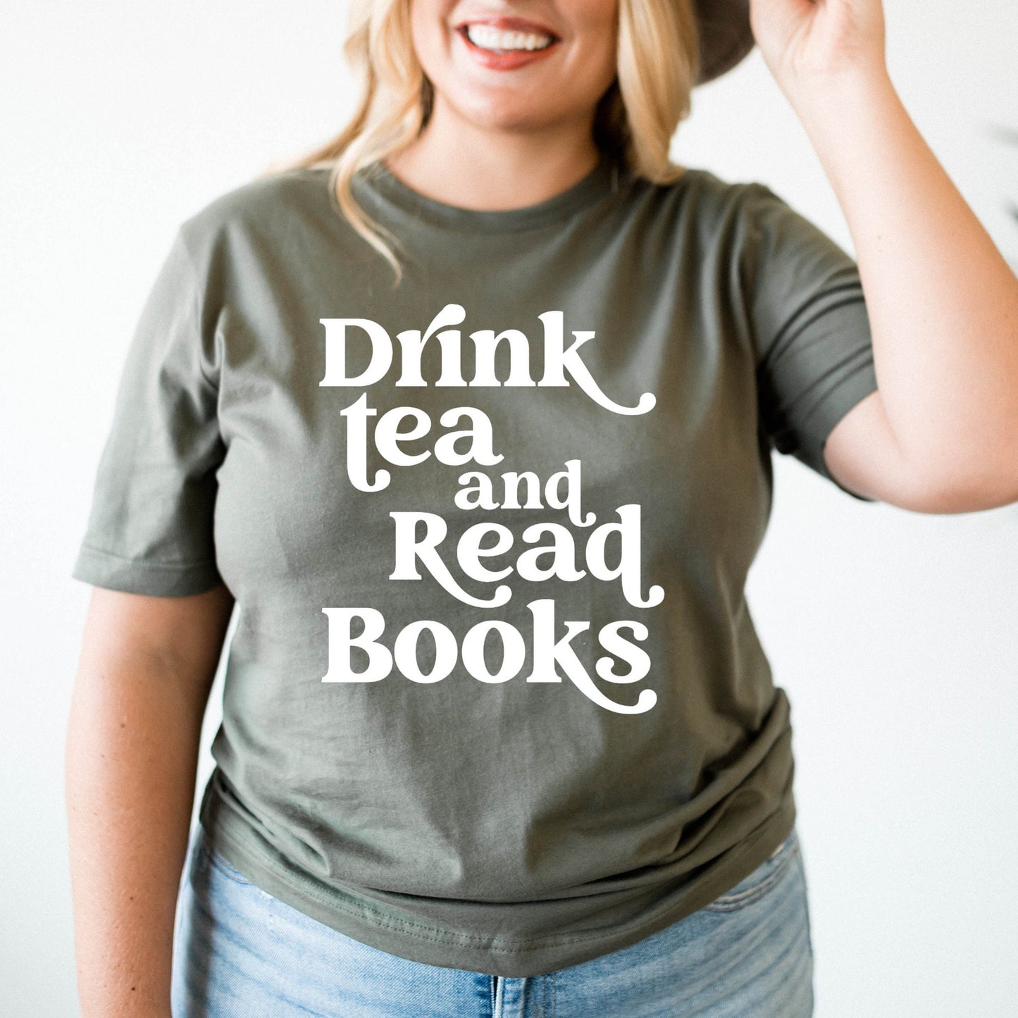 Drink Tea and Read Books T-Shirt