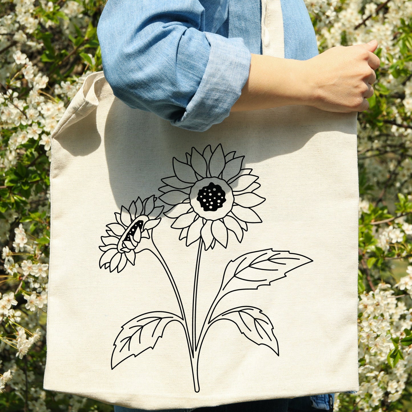 Sunflowers Canvas Tote Bag