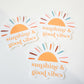 Sunshine & Good Vibes Sticker