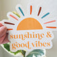 Sunshine & Good Vibes Sticker